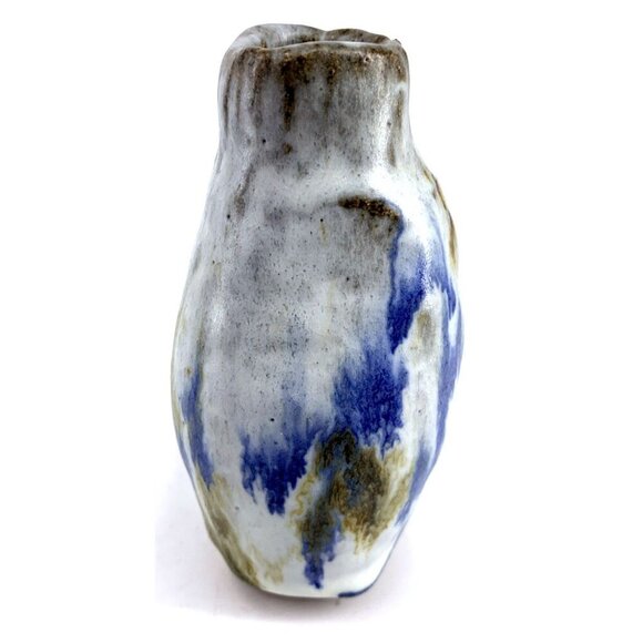 Art Pottery Face Vase Porcelain Ceramic Scream Face Hand Crafted 5.5" - Picture 4 of 7